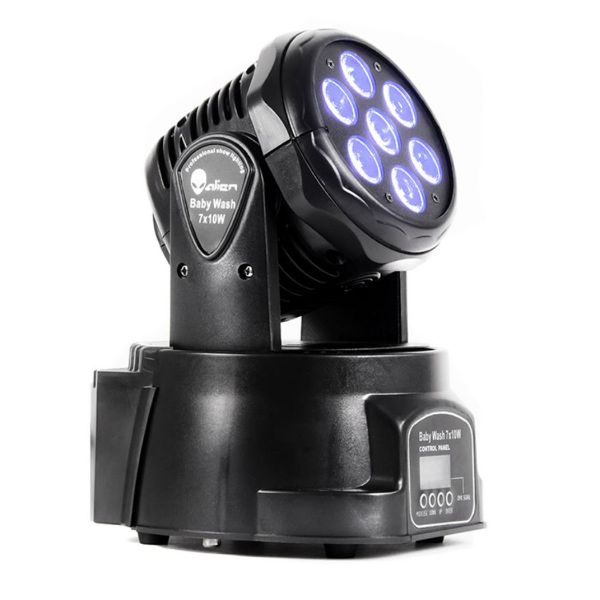 Cabeza Movil ALIEN PRO BABY WASH 7 Leds Fuente de Luz