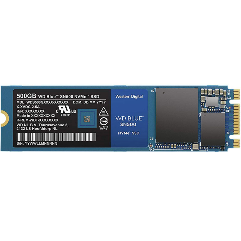 Unidad de Estado Solido SSD M.2 500GB Western Digital Blue PCIe Gen 3 WDS500G1B0C 