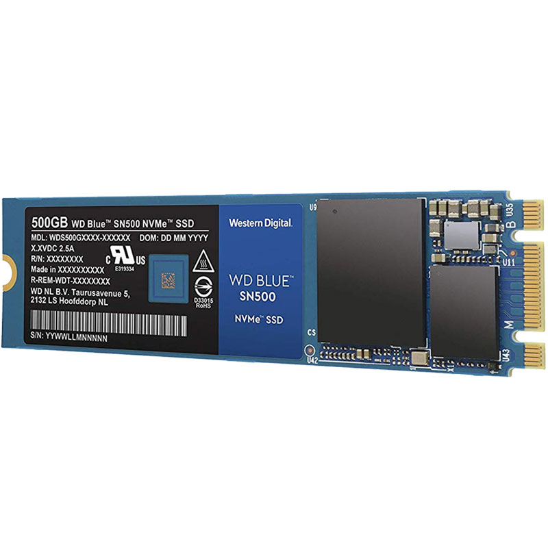 Unidad de Estado Solido SSD M.2 500GB Western Digital Blue PCIe Gen 3 WDS500G1B0C 