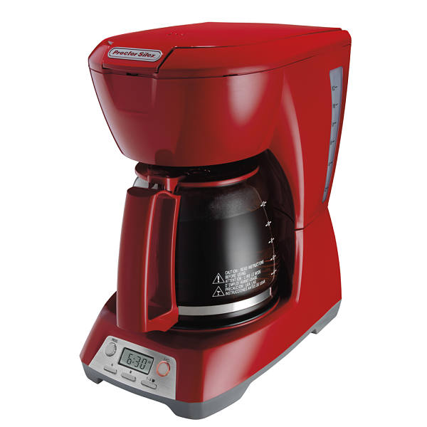 Cafetera Proctor Silex 12 Tazas color rojo modelo 43673