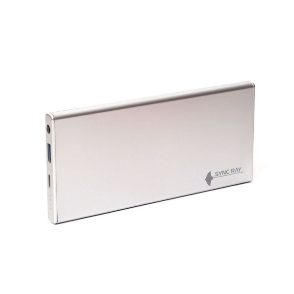 Batería Externa Sync Ray Sr-Pb31S 7800 Mah Color Plata, Portable