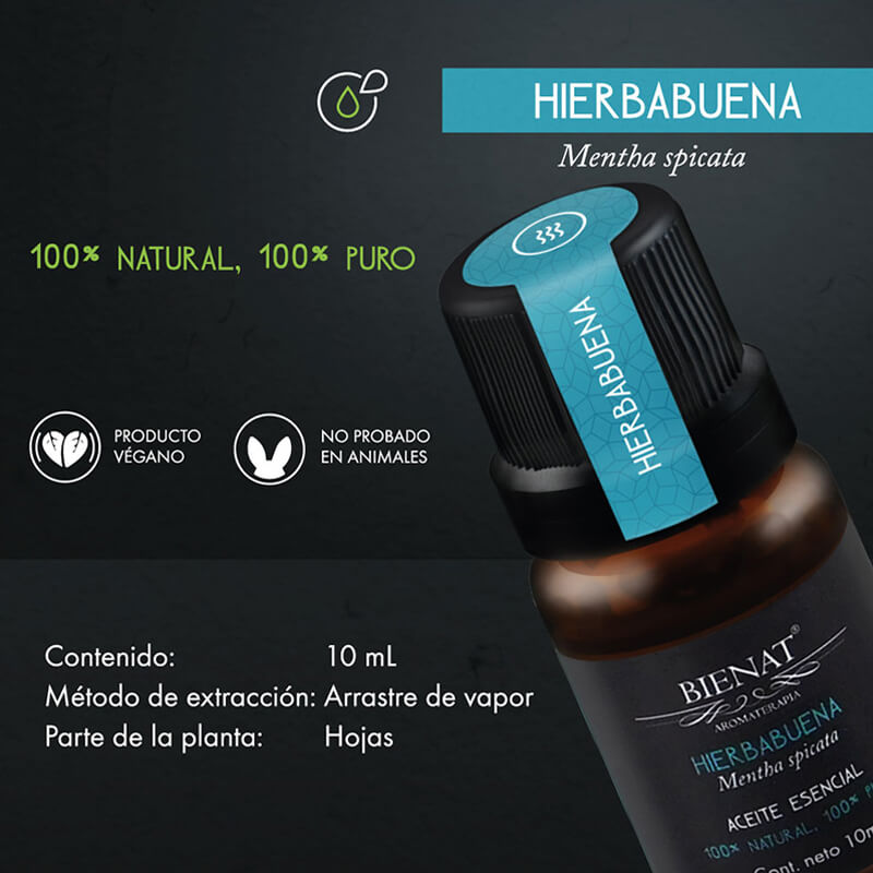Aceite Esencial de Hierbabuena 10mL