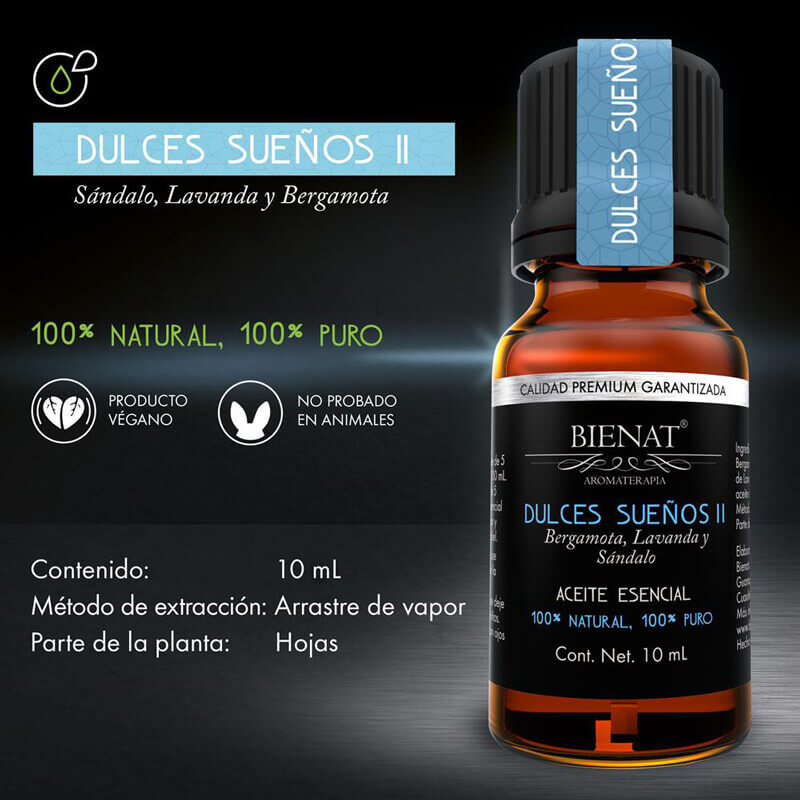 Mezcla de Aceites Esenciales Dulces Sueños II  10mL