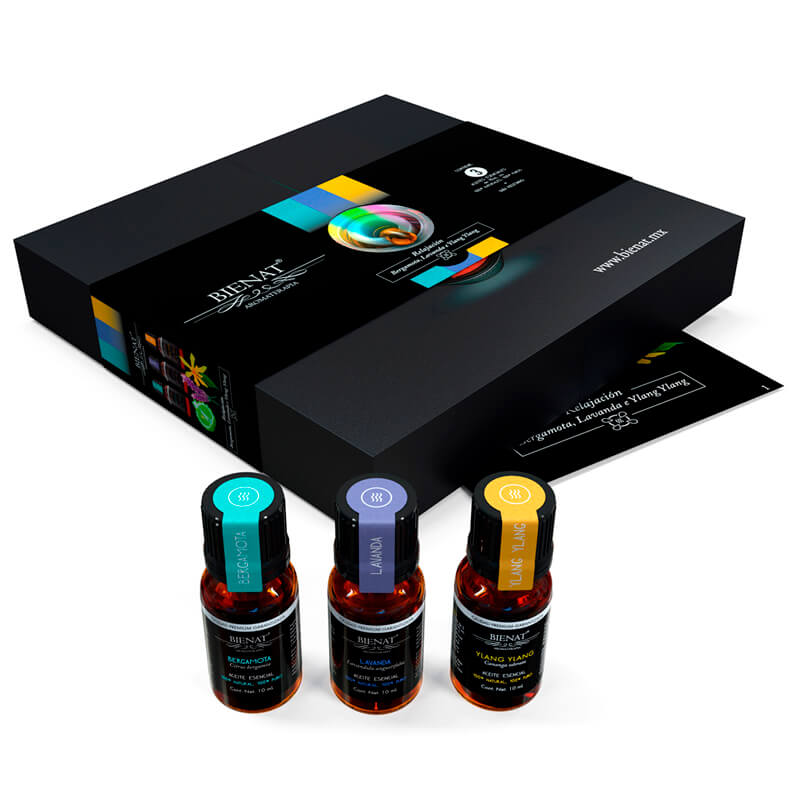 Kit de 3 Aceites Esenciales Relajacion Bienat Aromaterapia