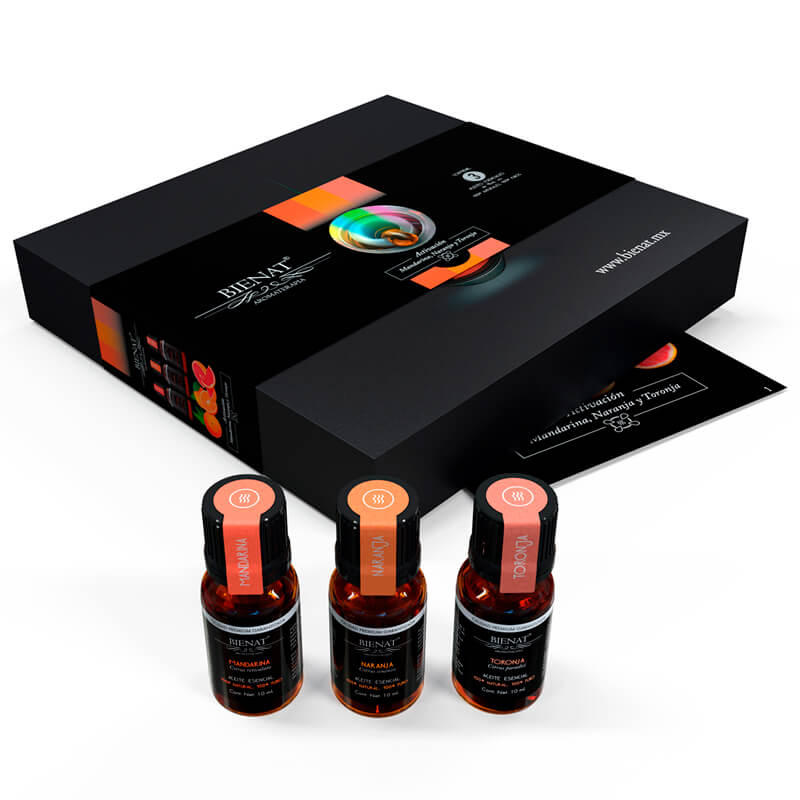 Kit de 3 Aceites Esenciales Activación Bienat Aromaterapia