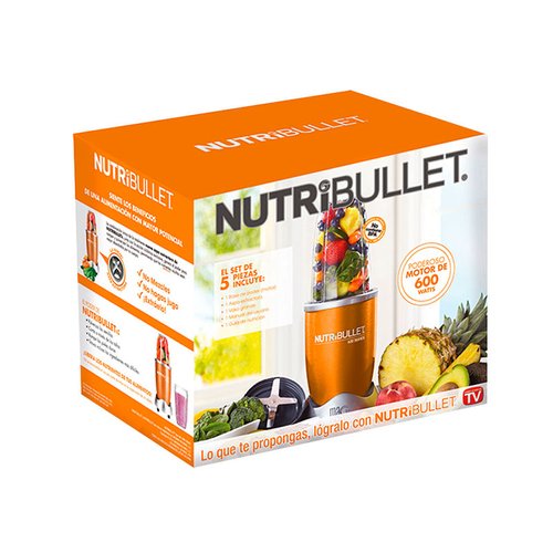 NutriBullet 600w Naranja Pulverizador de alimentos - SKU 102581