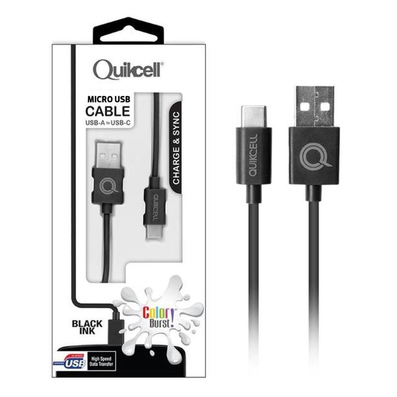 Quikcell Cable de Carga y Sincronización Micro USB