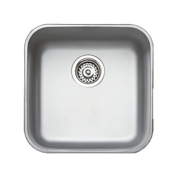 tarja de acero inoxidable sencilla