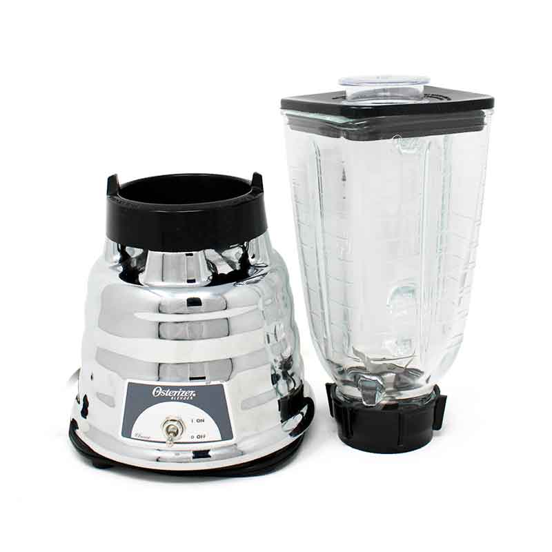 Licuadora Metálica 1 Velocidad con Vaso de Vidrio Oster 450-10