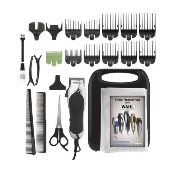 Wahl 79524-5201 Chrome Pro 25 Piece Complete Haircutting Kit