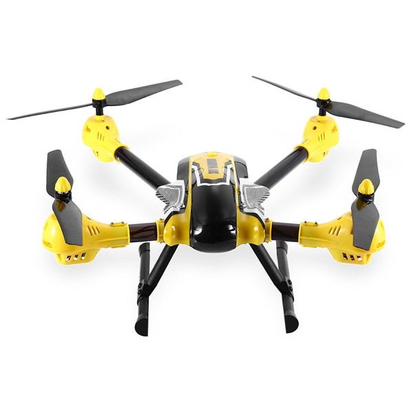 Drone Sky Warrior con Control, Wifi, Camara y App - Zeta - Amarillo