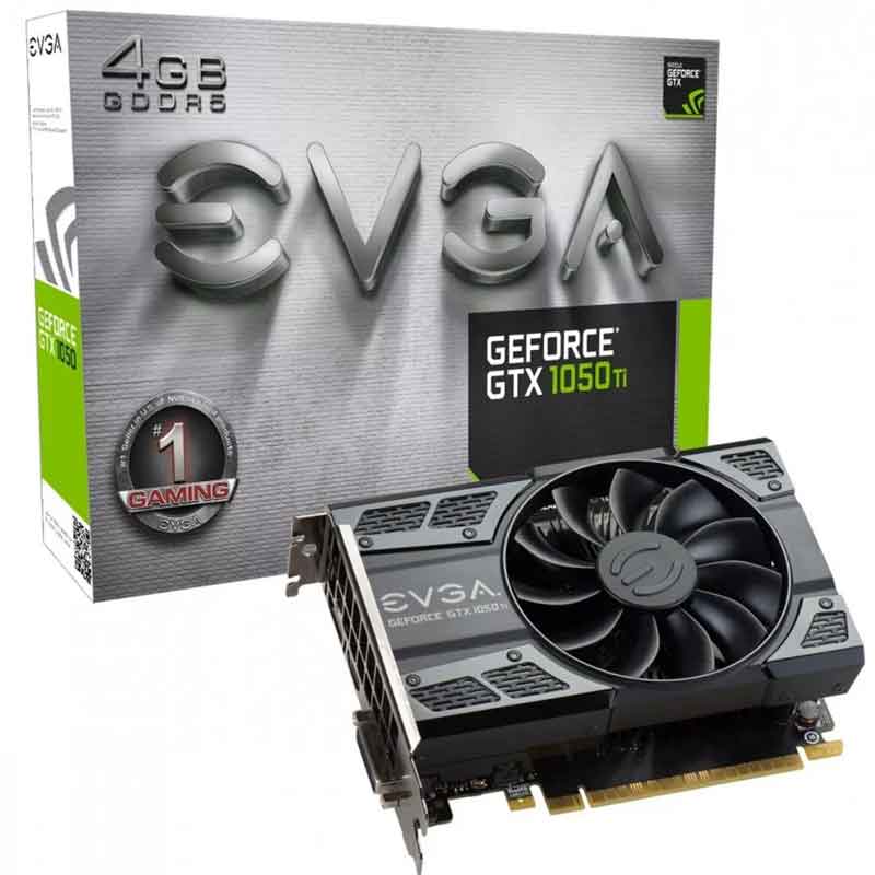 Tarjeta de Video EVGA Geforce GTX 1050 TI Gaming 4GB GDDR5 04G-P4-6251-KR 