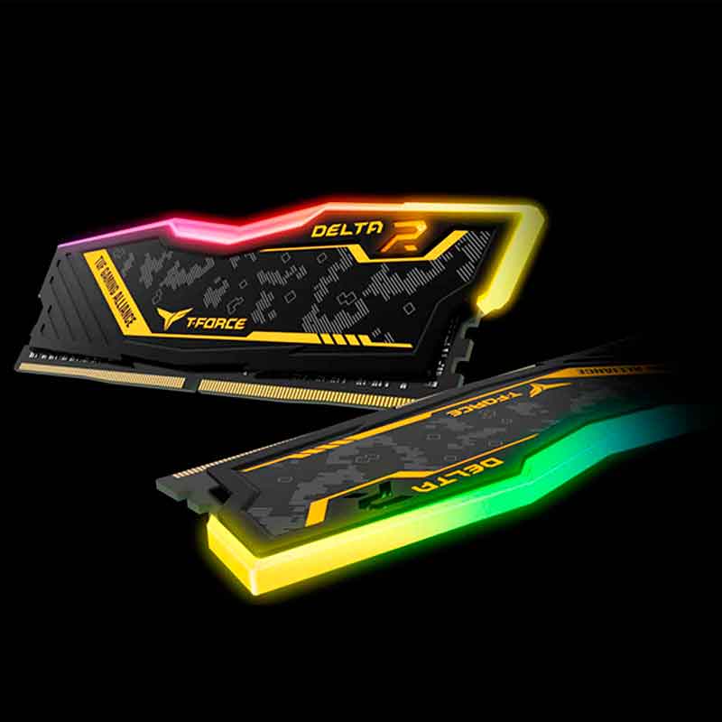 Memoria RAM DDR4 16GB 2933MHz TEAMGROUP T-Force Delta TUF Gaming Alliance RGB 2X8GB TF9D416G2933HC16 