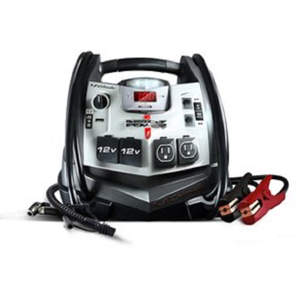 ARRANCADOR PORTATIL 6 EN 1 SCHUMACHER XP2260W 1200 AMP NEGRO