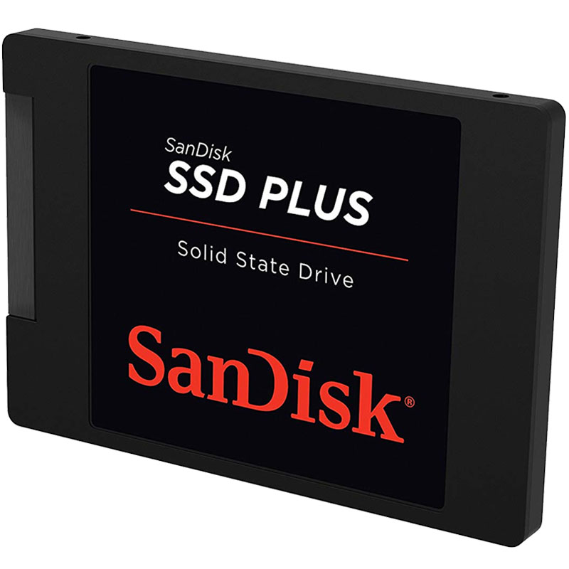 Unidad de Estado Solido SSD Sandisk Plus 480GB SATA SDSSDA-480G-G26 