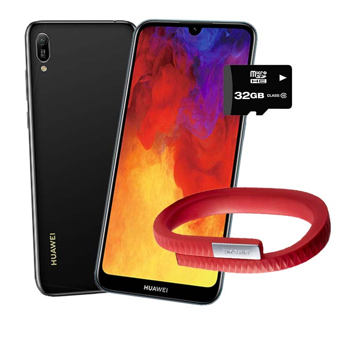 Celular Huawei Y6 2019 32GB /2GB/ Negro Dual Sim + pulsera +Micro SD