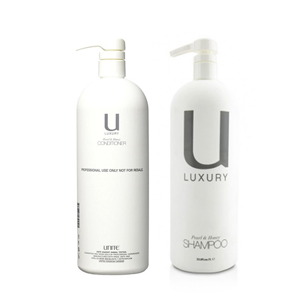 Kit Shampoo y Acondicionador Unite U Luxury Pearl & Honey 1L