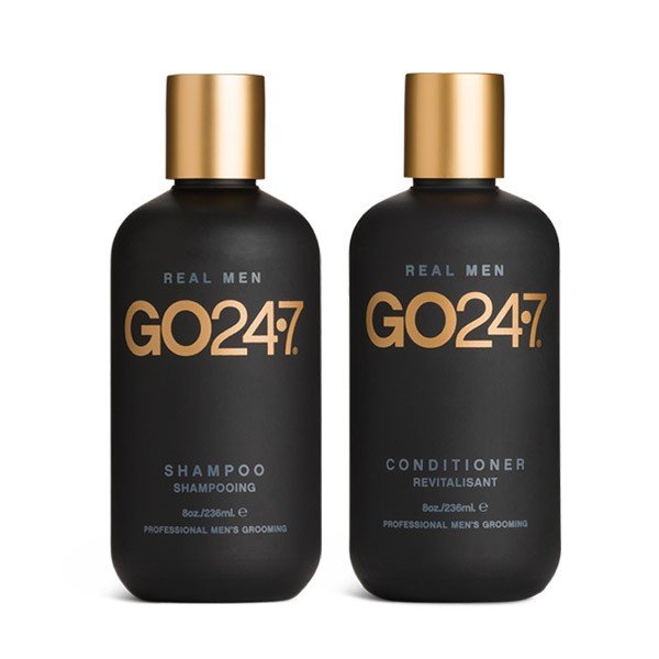 Kit Shampoo y Acondicionador Unite Go247 Revitalisant Real Men 236 ml