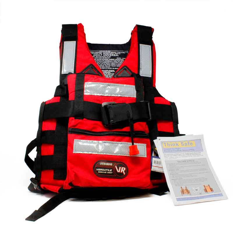 Chaleco De Rescate Versátil Rojo Stearns Coleman 1650Red