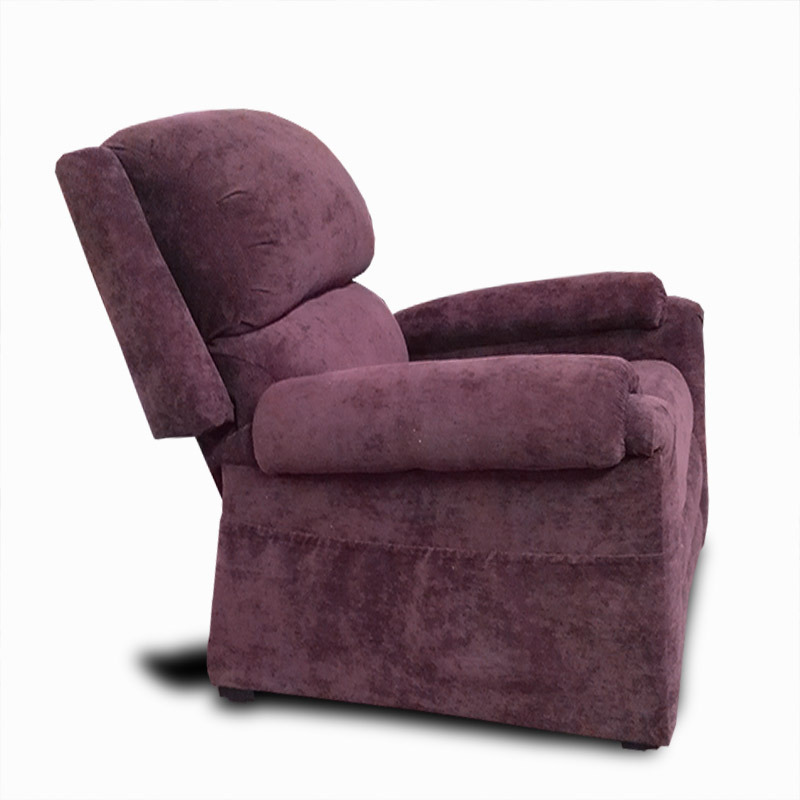 Reclinable Astro Velvet Morado Muebles Rojef // ENTREGA A CDMX Y ZONA METROPOLITANA.