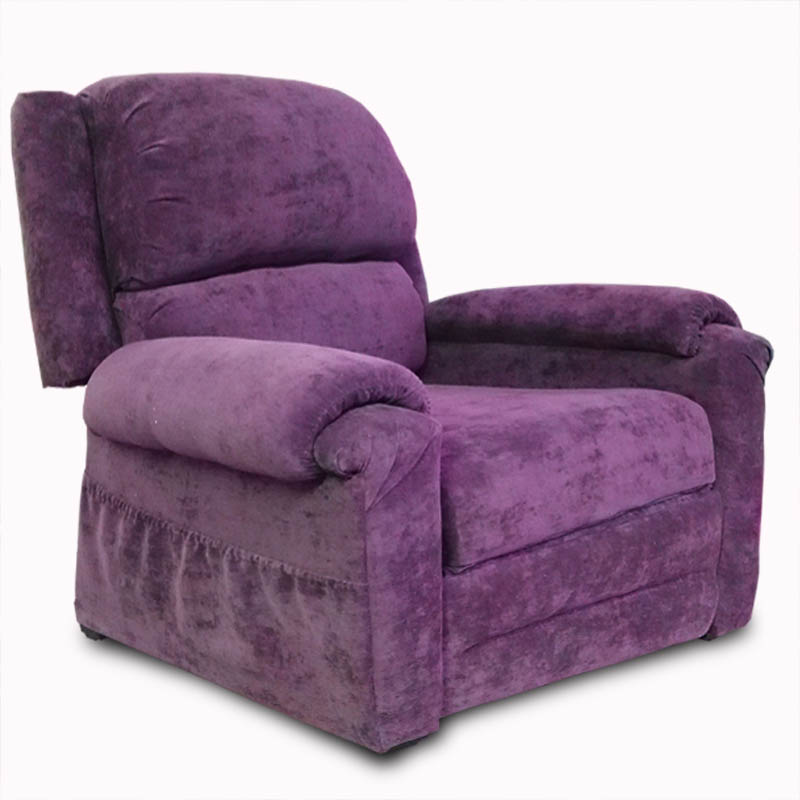 Reclinable Astro Velvet Morado Muebles Rojef // ENTREGA A CDMX Y ZONA METROPOLITANA.