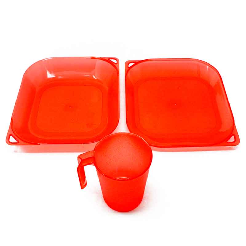 Kit de Cocina Todo en 1 Set de Piezas de Platos y Vasos Para Campismo en Caja Coleman  2000003272.