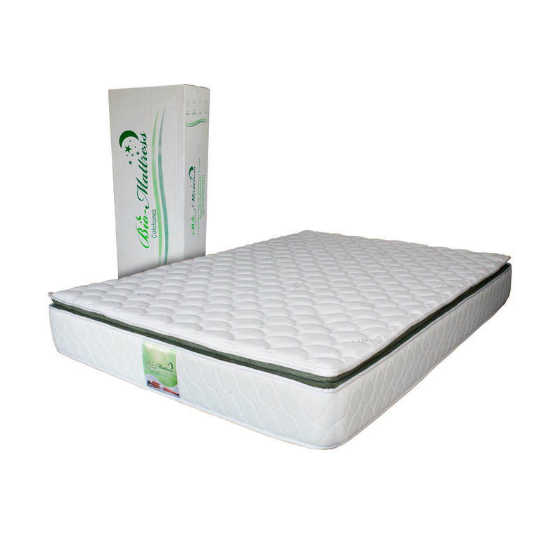 Bio Mattress Colchon Individual Green Tea Espuma De Alta Densidad Certificadas Por CertiPur