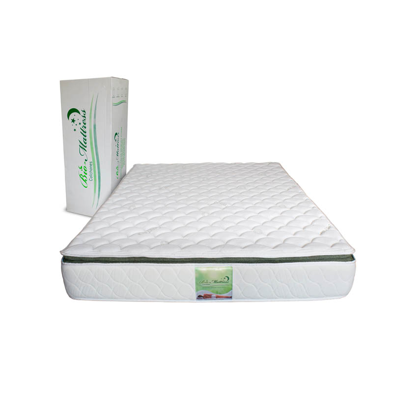 Bio Mattress Colchon Individual Green Tea Espuma De Alta Densidad Certificadas Por CertiPur