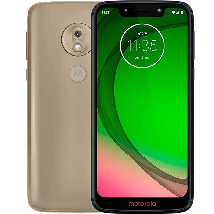 Celular Moto G7 PLAY 32GB dorado - nuevo - desbloqueado + smartband + microsd 32gb