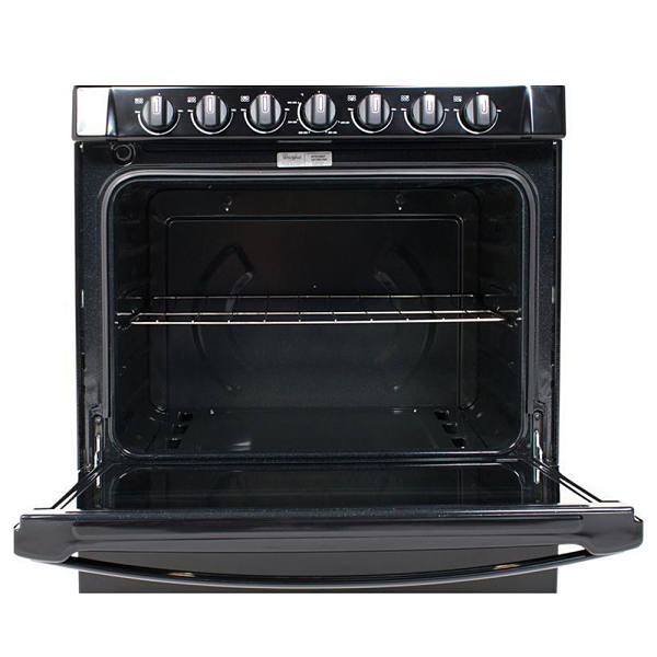 Estufa de Piso Acros 30" 6 quemadores color negro modelo AF5333B