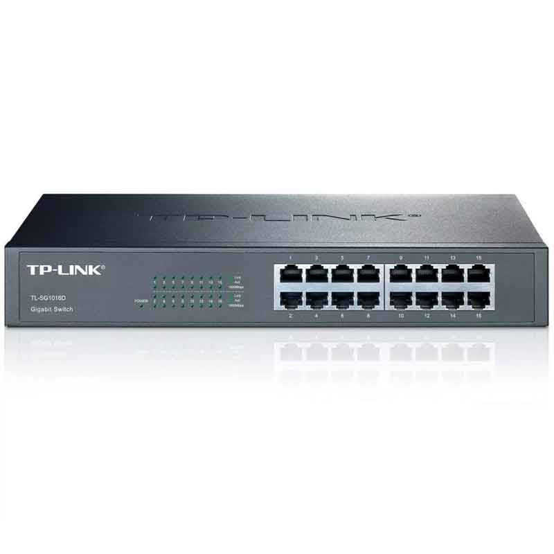 Switch TP-LINK TL-SG1016D 16 Puertos Gigabit Ethernet 10/100/1000