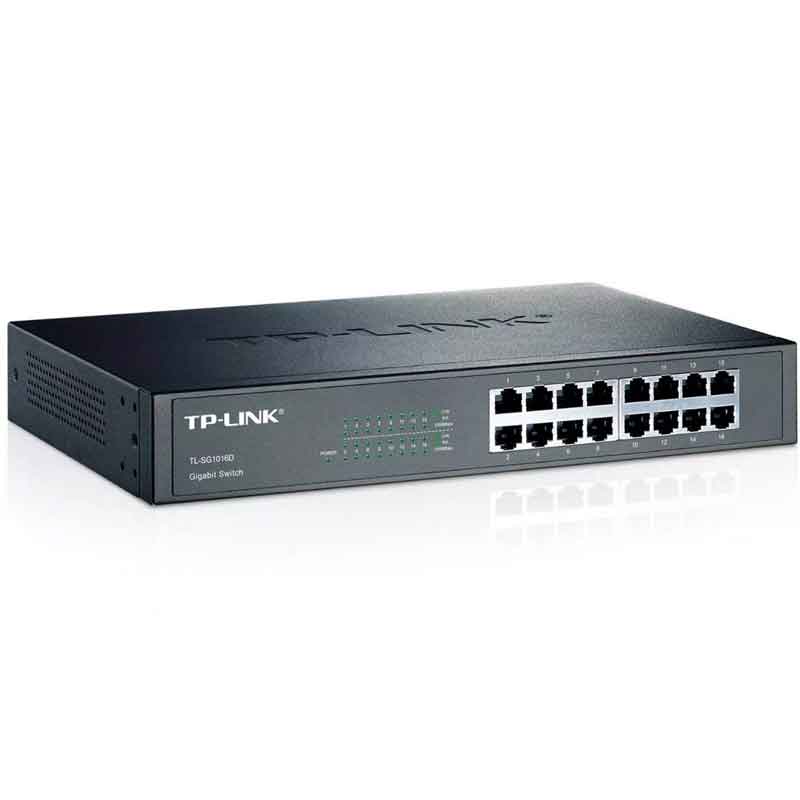 Switch TP-LINK TL-SG1016D 16 Puertos Gigabit Ethernet 10/100/1000