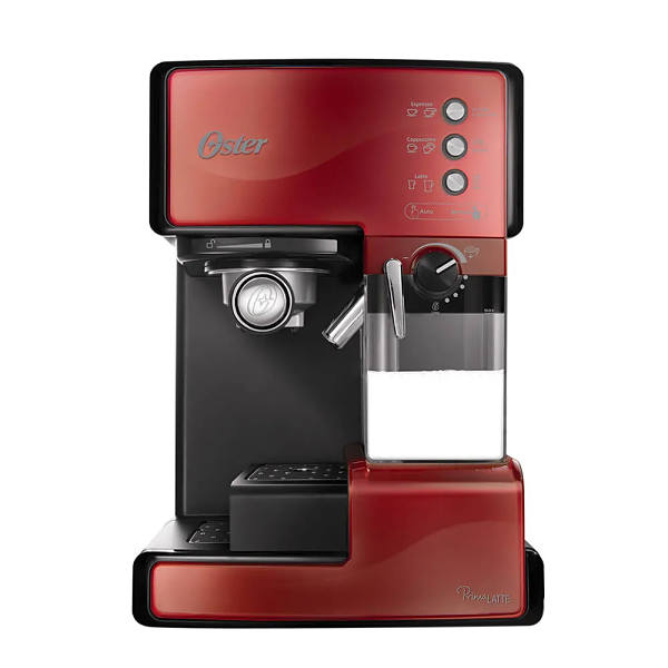 Cafetera Oster Prima Latte color rojo modeloBVSTEM6601R-013