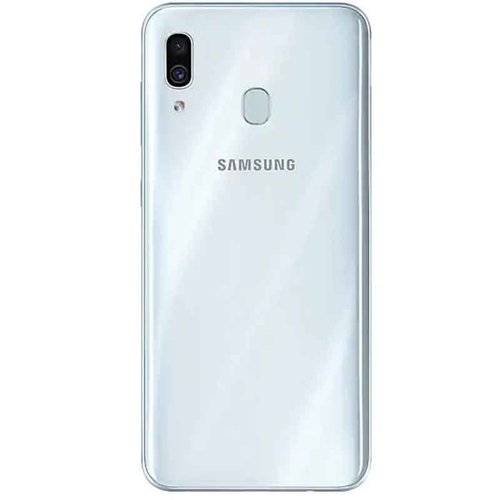 Celular SAMSUNG Galaxy A30 3GB 32GB Octa Core Android 9.0 Pie Blanco Single Sim