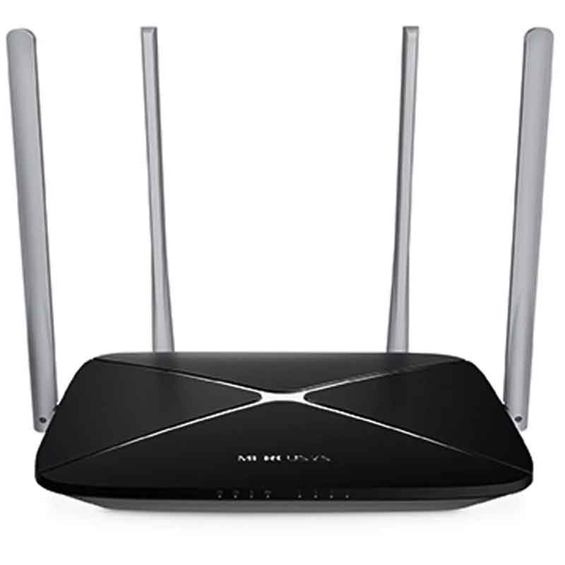 Router Inalambrico MERCUSYS AC12 AC1200 Dual Band 1200Mbps 4 Antenas 