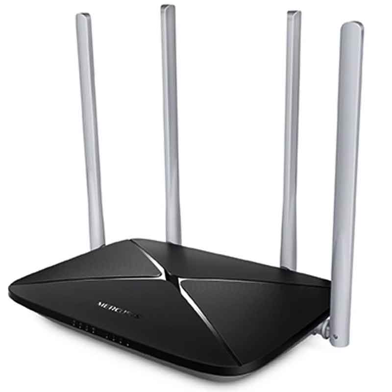 Router Inalambrico MERCUSYS AC12 AC1200 Dual Band 1200Mbps 4 Antenas 