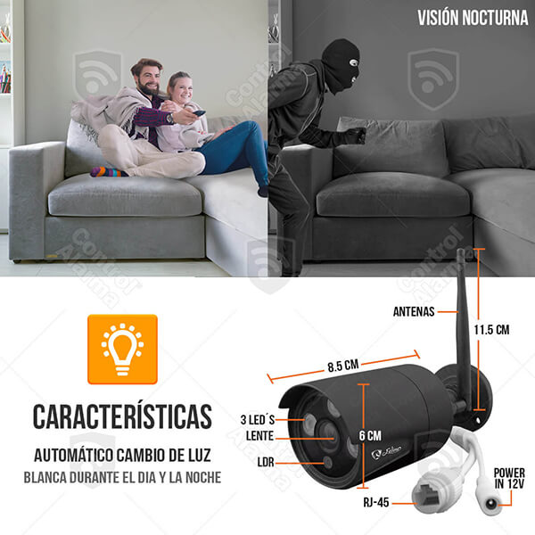 Nvr Wifi 4 Camaras Ip Vigilancia Hd IR Seguridad 1 Mp 1tb