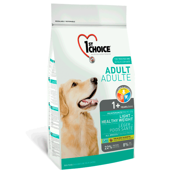 1St Choice Alimento Para Perro Light Peso Saludable Fórmula De Pollo Edad: 1 Año+ 12 Kg