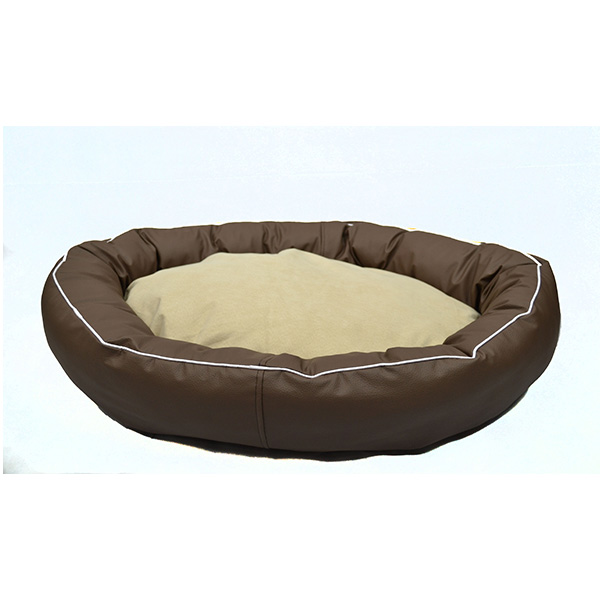 Cama Para Perro Grande Premium Cafe-Beige Lunics Pets