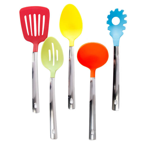 Set de Utensilios Kitchen Basics Colorsplash de 5 piezas