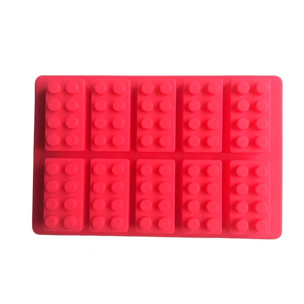 Molde de Silicon Tipo Bloques Para Armar