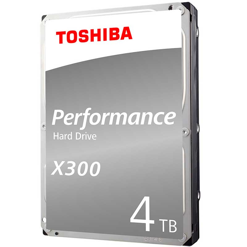 Disco Duro Interno 4TB Toshiba X300 7200RPM 3.5 SATA III HDWE140XZSTA 