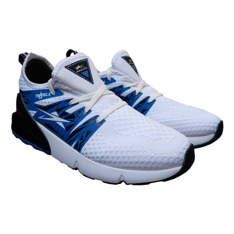 Tenis Deportivo Runing Escord Negro/blanco Hombre Caballero