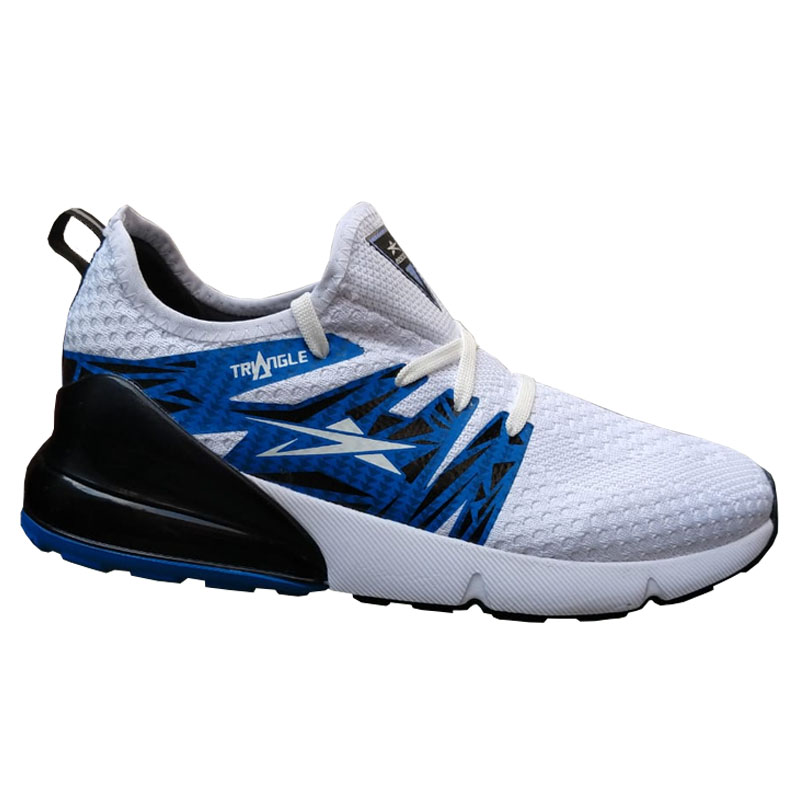 Tenis Deportivo Runing Escord Negro/blanco Hombre Caballero