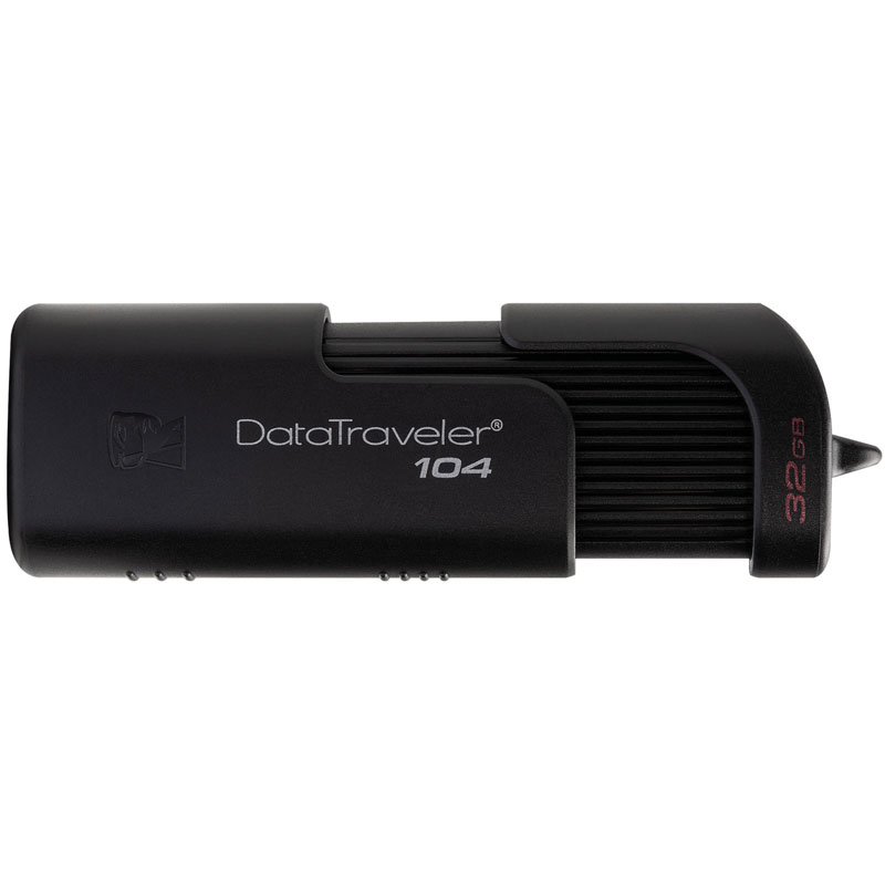 Memoria Usb 32gb Kingston Dt104/32gb Data Traveler Negro