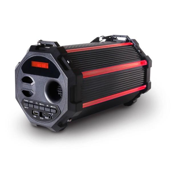 Bocina tipo Bazooka MISIK MS205 Bluetooth con APP Luz Led