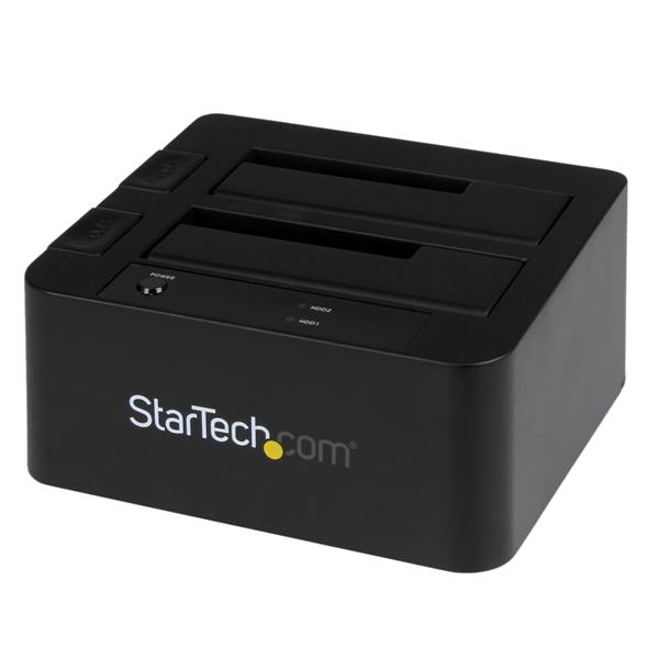 Docking Station Esata Usb Con Uasp De 2 Bahías Para Disco Duro O Ssd Sata 2.5