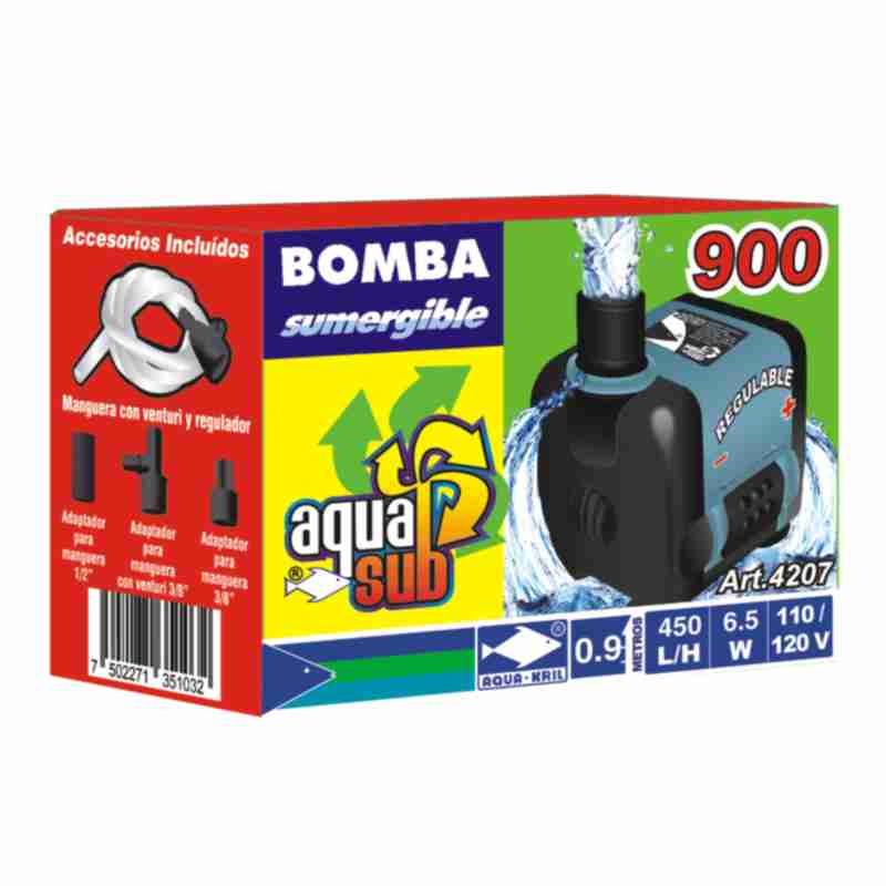 Bomba De Agua Mini Sumergible 90Cm Acuario Fuente