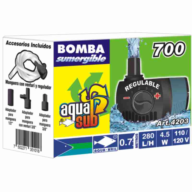 Bomba De Agua Mini Sumergible 70Cm Acuario Pecera Fuente