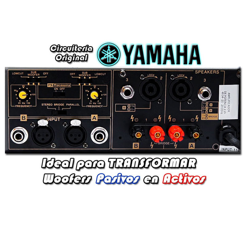 Amplificador Profesional De Audio Circuiteria Yamaha De 2600W
